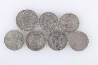 AUSTRIA Franz Joseph I (1848-1916) silver five corona 1900 KM#2807 and silver five corona 1908 KM#
