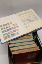 Extensive well ordered stamp collection held across 15 albums, mostly 20th century used stamps, over