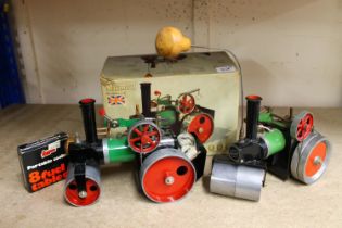Malins (Engineers) Ltd, a Mamod live steam SR1 Steam Roller, boxed and another. (2)