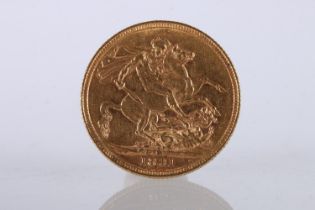UNITED KINGDOM Queen Victoria (1837-1901) gold sovereign 1891 M (Melbourne Mint Australia).