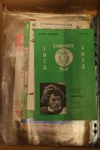 Quantity of Scottish Football Programmes  mainly 70s to include Hibernian V Celtic Scottish Cup