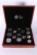 The Royal Mint UNITED KINGDOM Queen Elizabeth II (1952-2022) premium proof coin set 2020 (fourteen