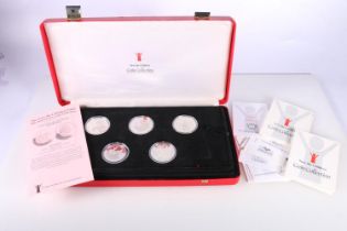 The Royal Mint Save The Children partial coin collection 1989 comprising fifteen (of 25) silver