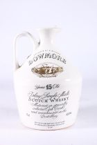 BOWMORE 15 year old single malt Scotch whisky, bottled in a ceramic flagon to commemorate the