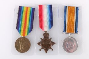 Medals of 17231 Private John Wright of the 6th Battalion King's Own Scottish Borderers who was