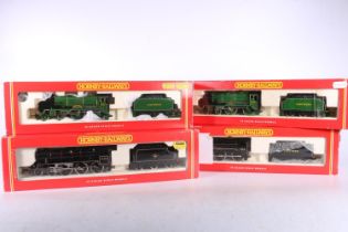 Hornby OO gauge model railways 4-4-0 Shrewsbury (renamed) tender locomotive 921 Southern green, 4-