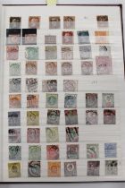 GREAT BRITAIN GB stamp collection including Queen Victoria QV 1d penny black LG four margin, penny