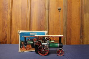 Malins (Engineers) Ltd, Mamod TE1a Steam Tractor live steam traction engine, boxed.