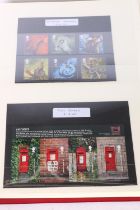 One Westminster Mint red leatherette album of GB mint stamps spanning 2009-2012 including Roberts