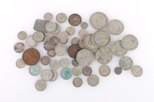 UNITED KINGDOM 500 grade silver coins 1920-1946 to include half crowns, florins etc. 157g gross, pre