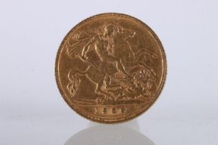 UNITED KINGDOM Edward VII (1901-1910) gold half sovereign 1906.
