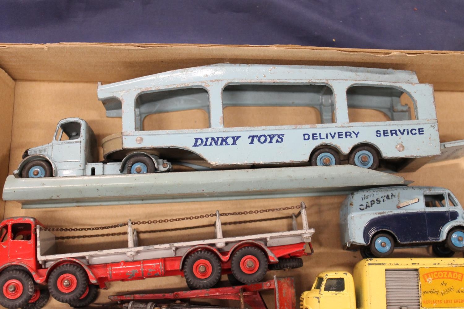 Dinky Toys diecast playworn model vehicles to include 582 Pullmore Car Transporter with ramp, - Image 4 of 5