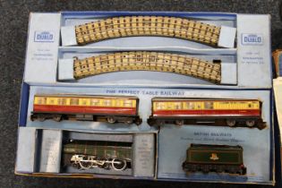 Hornby Dublo EDP11 Silver King Passenger Train Set, 3 rail with 4-6-2 Silver King tender