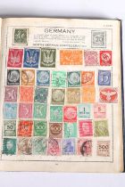 Stamp collection held in two albums including AUSTRALIA, CHINA, CANADA, FRANCE, GERMANY, GB, HONG