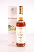 MACALLAN 10-year-old single malt Scotch whisky, old style cream and gilt label, 40% abv., 70cl,