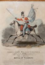 W & D LIZARS (engravers) Charles Ewart Serjeant in the Scots Greys Carrying off the Eagle