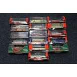 Sixteen Corgi The Original Omnibus Company diecast bus models including OM43307 Dunn Line, OM43313