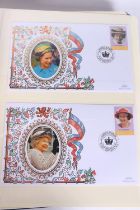 Westminster Mint The Queen's Golden Jubilee 2022 stamp collection held across five ring binder
