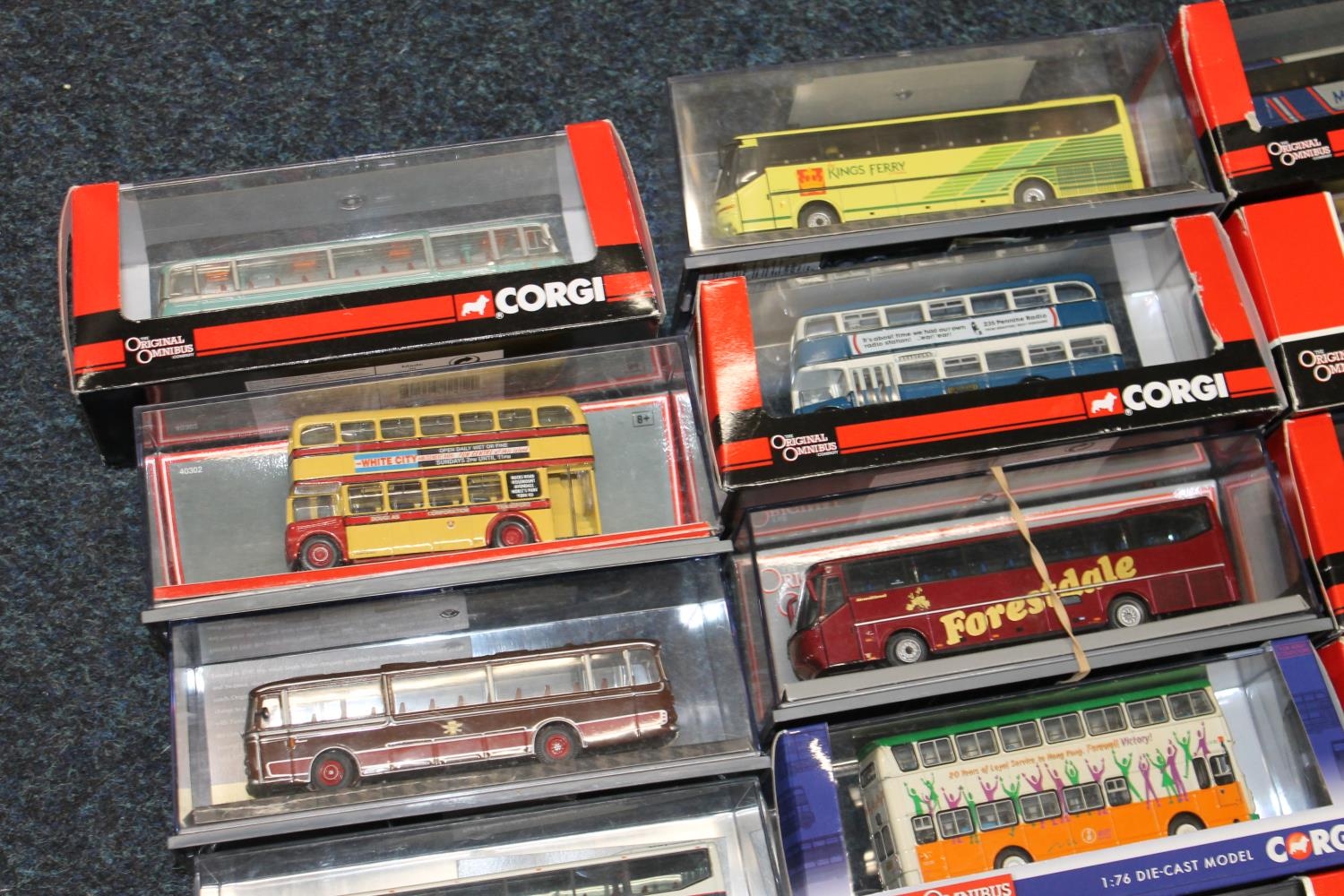 Sixteen Corgi The Original Omnibus Company diecast bus models including OM43307 Dunn Line, OM43313 - Image 2 of 4