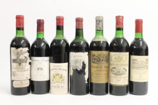Seven bottles of vintage wine CHATEAU LA CARDONNE 1983 Medoc 75cl no abv. stated, CHATEAU SE
