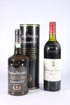 Bottle of CHATEAU GISCOURS 1981 Margaux 75cl no abv. stated and a bottle of DUQUE DE BRANGANCA 20