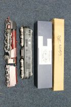 O gauge model railway, a kit built electric 4-6-2 Duchess of Sutherland tender locomotive 6233 LMS