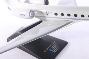 Pacmin of California scale model of an aircraft 'Gulfstream VSP N5SP', on stand, 41cm long.