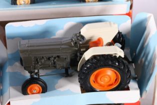 Britains Ltd tractor models including 9524 Ford and 9420 farm tractor, also a 9671 Land Rover,