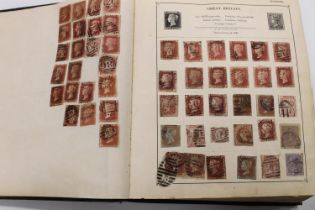 Stamp collection held in two albums, the Strand album with 19th and 20th century used including GB