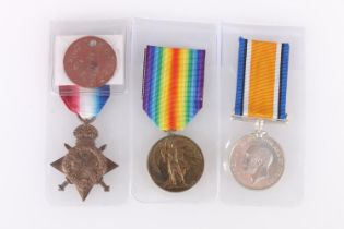 Medals of S/9037 Private John Forbes of the 8th Battalion Seaforth Highlanders who was killed in