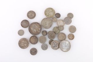 GREECE George I (1863-1913) silver five drachma 1875 A KM#46, GERMANY five mark 1935, one mark