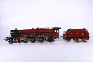Hornby O gauge model railway 4-6-2 Princess Elizabeth tender locomotive 6201 LMS maroon, electric,