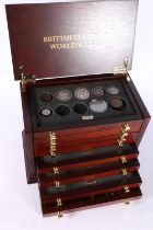 Danbury Mint partial coin collection 'British Coins of World War II' comprising 61 coins dated