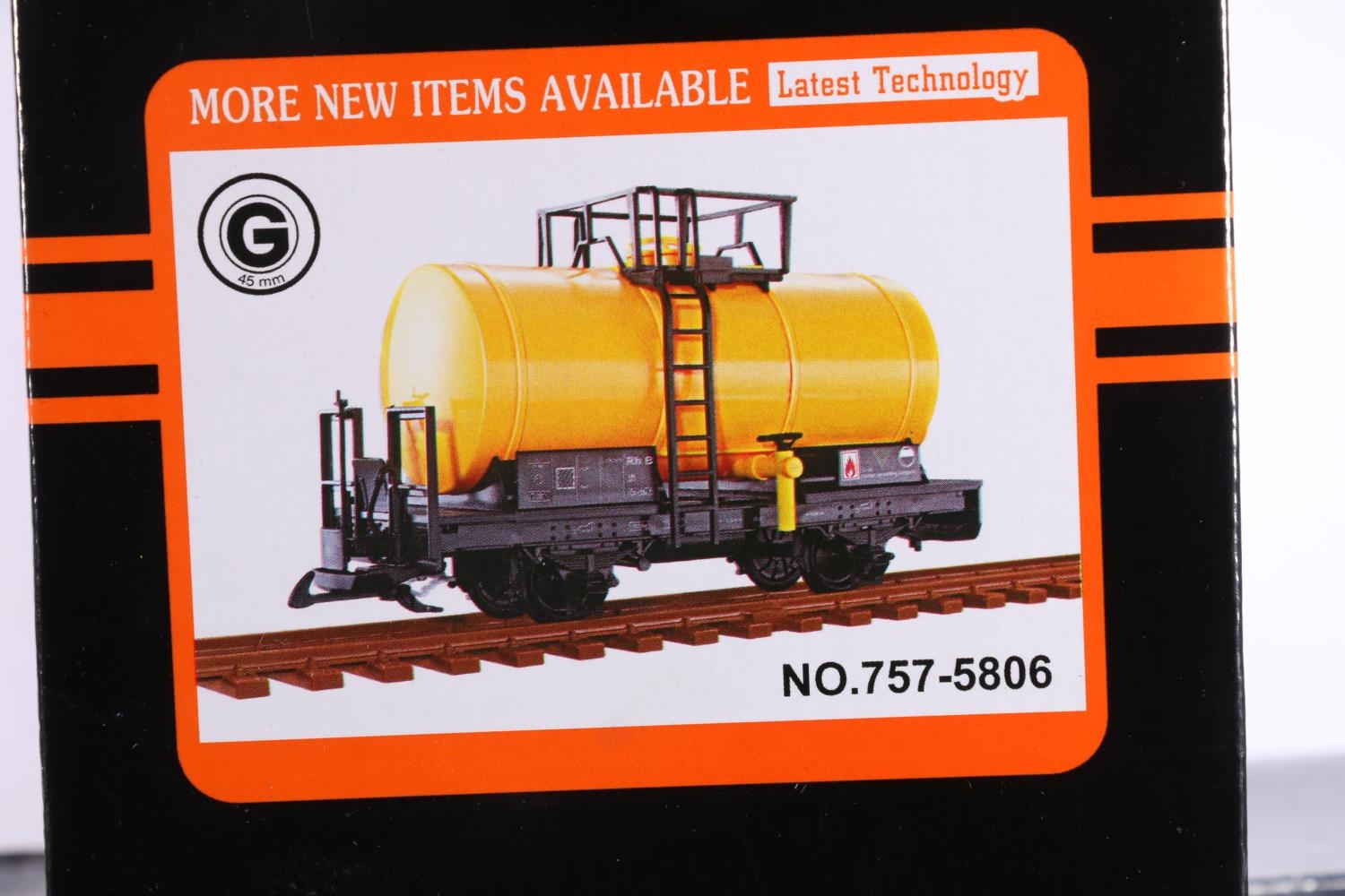 Train G gauge model railways, a 757-5805 double flatbed bogie wagon pack 99-03-95, and 757-5806 - Image 3 of 5