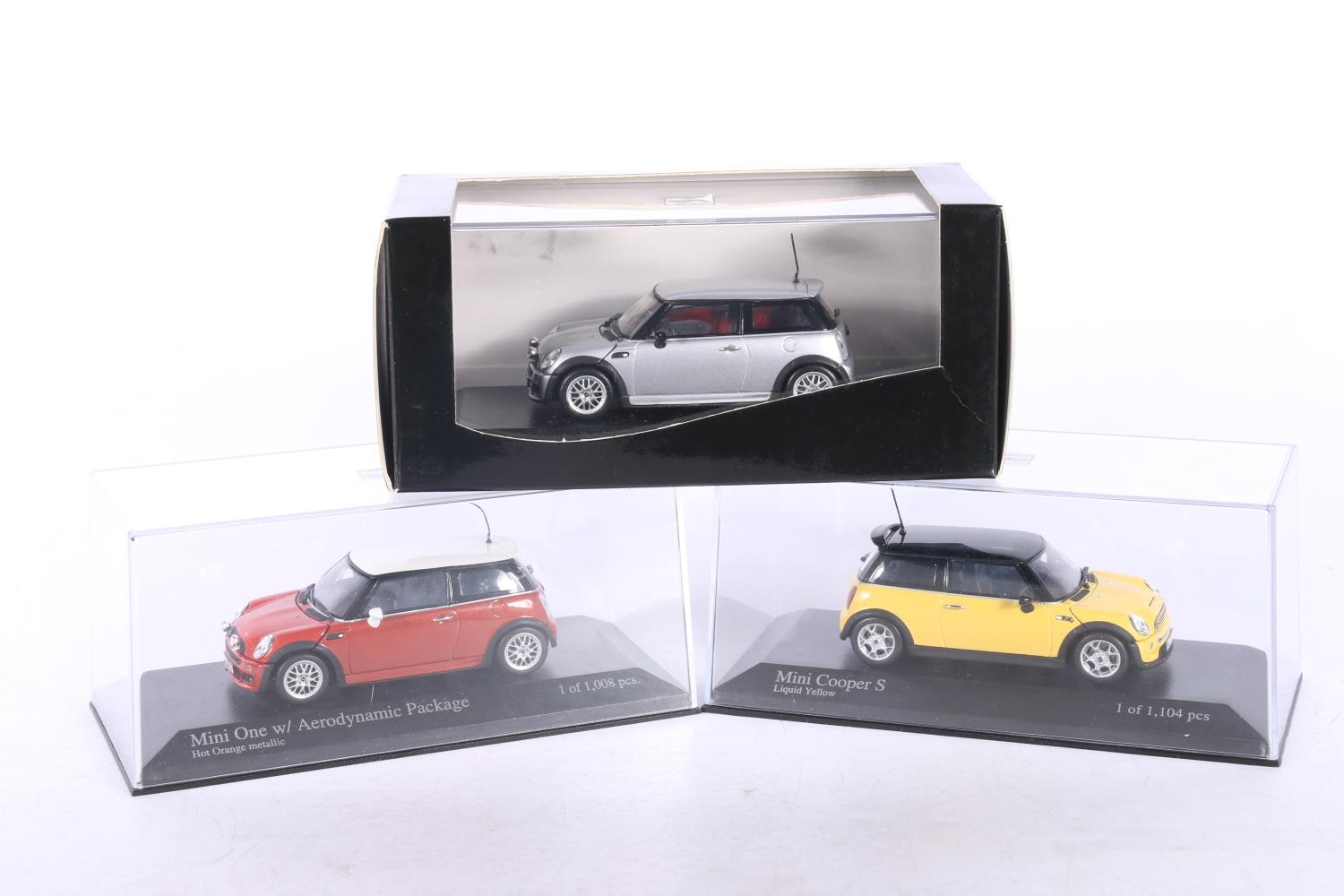 Pauls Model Art Minichamps diecast scale model vehicles to include 431 138271 Mini One Aerodynamic