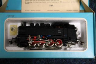 Two Marklin of Germany OO gauge HO Scale model railway locomotives including 3092 4-6-2 tender