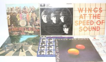 Collection of Beatles and Beatles related records to include Sgt Peppers original mono with