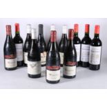 Twelve bottles of red wine to include two bottles of Bergerac Cabernet Sauvignon Merlot Grande