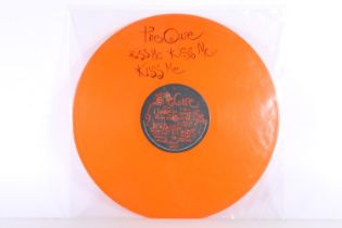 The Cure Kiss Me Kiss Me Kiss Me orange vinyl limited edition, matrix tixha13.