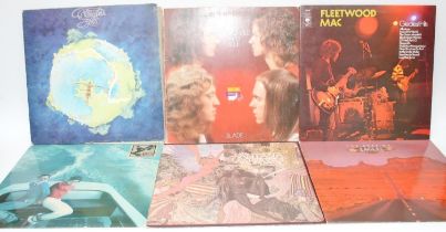 Collection of mainly 70s records to include Yes Fragile, Sparks Propaganda, Fleetwood Mac Greatest