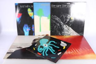 Collection of The Cure records to include Kiss Me Kiss Me Kiss Me double vinyl with inner sleeves,