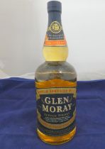 Glen Moray single speyside malt scotch whisky, 40% vol, 1L.