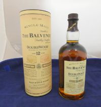 The Balvenie Doublewood 12 years old single malt scotch whisky, 43% vol, 1L, tubed.