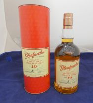 Glenfarclas 10 years old highland single malt scotch whisky, 40%, 700ml, tubed.