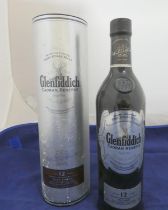 Glenfiddich caoran reserve 12 years old pure single malt whisky, 40% vol, 70cl, tubed