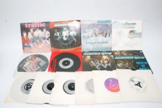 Collection of mixed singles to include Traffic, Status Quo, The Stranglers, The Jam, B.A Robertson