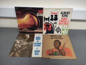Collection of blues LPs to include Albert King Born Under A Bad Sign (US Atlantic S7723), B.B King