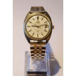 Omega Constellation Chronometer automatic gent's wristwatch, c. 1970s, in stainless steel case