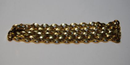 9ct gold necklace of cable pattern, 12.6g.