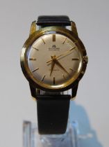 Bucherer Automatic 25 jewels gent's wristwatch, c. 1960s, in stainless steel case with gold plated